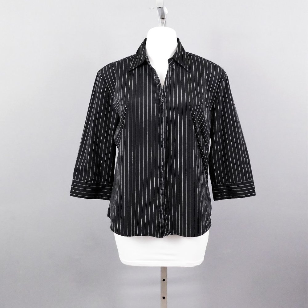 DCC Women Shirt‎ Black White XL
